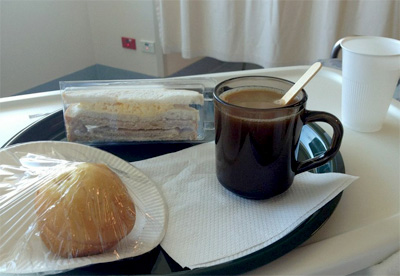ニュージーランドの病院食