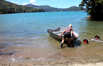 ニュージーランドで釣り
