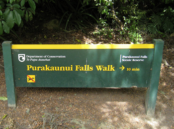 purakaunui falls ニュージーランド