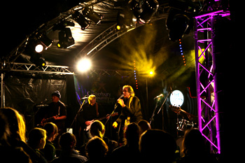 Lyttelton Harbour Festival of Lightsのバンド演奏
