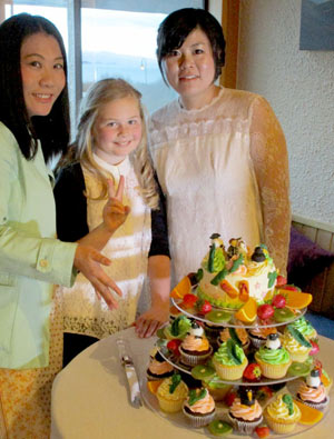 テカポで結婚式　ウエディングケーキ