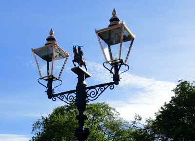 ハグレーパーク　仙台の街灯